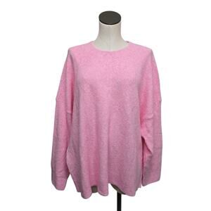 NWT J. Crew Crewneck Extra Soft Knit Sweater‎ Size 2X CE097 Bublegum Pink